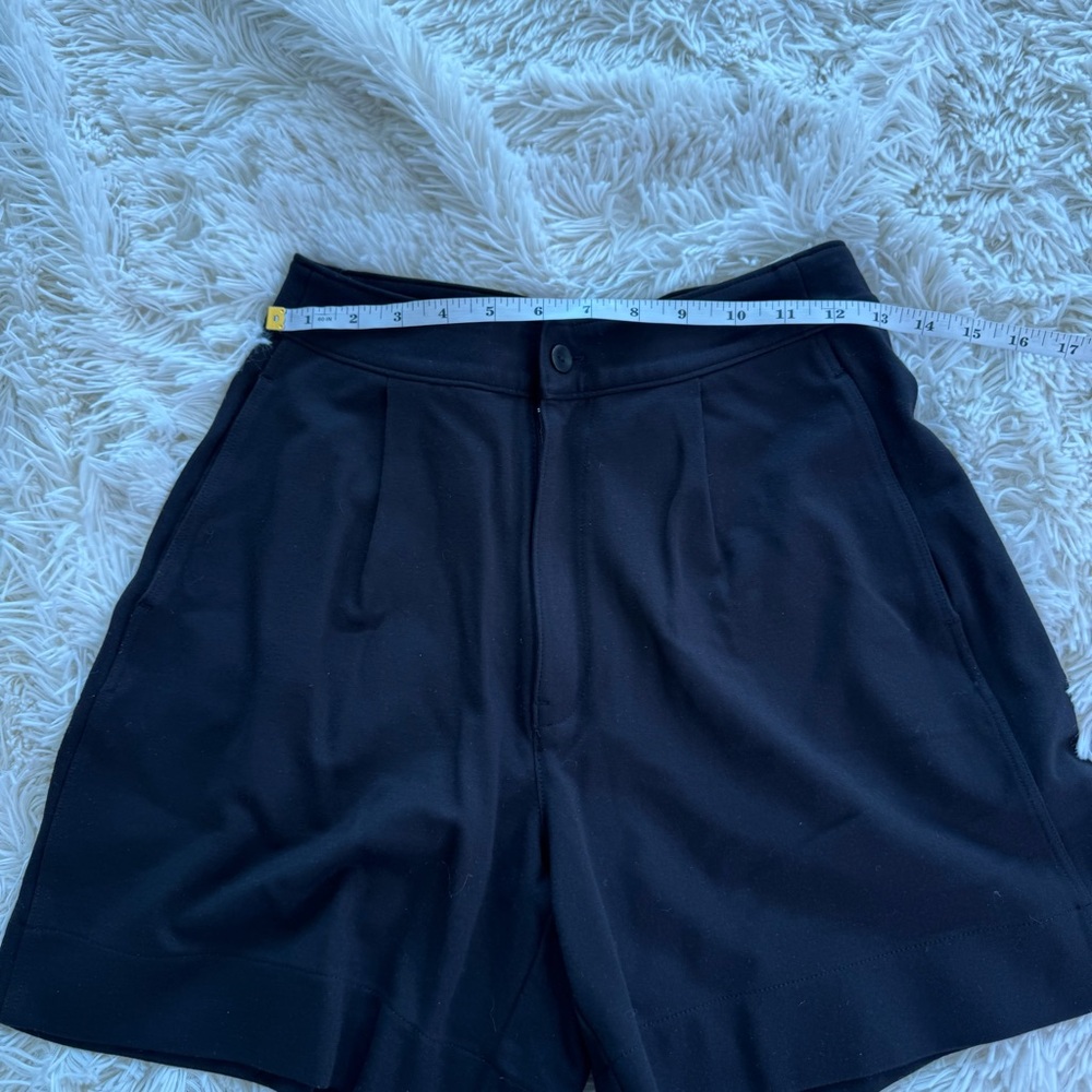 Madewell 2024 Black Pleated Short Ponte Size Small - Picture 12 of 14